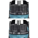 Makita Batteridrevet bore-/skruemaskine med udskifteligt hovedsystem DDF491RTJ, 18 Volt, Bore-/ skruemaskine Blå/Sort