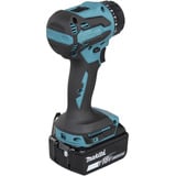 Makita Batteridrevet bore-/skruemaskine med udskifteligt hovedsystem DDF491RTJ, 18 Volt, Bore-/ skruemaskine Blå/Sort
