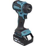 Makita Batteridrevet bore-/skruemaskine med udskifteligt hovedsystem DDF491RTJ, 18 Volt, Bore-/ skruemaskine Blå/Sort