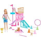 Mattel and Stacie to the Rescue-legesæt med legeplads til hundehvalpe med dukke, 3 hundefigurer og tilbehør 3 hundefigurer og tilbehør, Mode dukke, Hunstik, 3 År, Dreng/Pige, 283 mm, 432 g