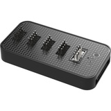 Ocypus Delta EU04, USB hub Sort