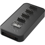 Ocypus Delta EU04, USB hub Sort