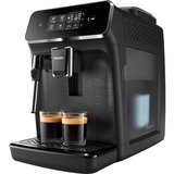 Philips 2200 series Fuldautomatiske espressomaskiner, 2 drikke, Kaffe/Espresso Automat Sort, 2 drikke, Espressomaskine, 1,8 L, Kaffebønner, Malet kaffe, Indbygget kværn, 1500 W, Sort