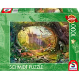 Schmidt Spiele Eventyrslot og skovmagi, Puslespil 