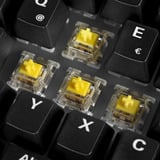 Sharkoon Gaming-tastatur træ/Sort, DE-layout, Gateron G Pro 3.0 Yellow