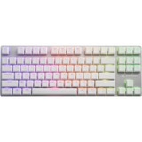 Sharkoon Gaming-tastatur Hvid, Amerikansk layout, Kailh blå