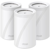 TP-Link BE9300 Tri-band (2,4 GHz/5 GHz/6 GHz) Wi-Fi 7 (802.11be) Hvid 4 Intern, Router Hvid, Hvid, Intern, Mesh-system, Tri-band (2,4 GHz/5 GHz/6 GHz), Wi-Fi 7 (802.11be), 9300 Mbit/s
