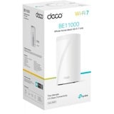 TP-Link BE9300 Tri-band (2,4 GHz/5 GHz/6 GHz) Wi-Fi 7 (802.11be) Hvid 4 Intern, Router Hvid, Hvid, Intern, Mesh-system, Tri-band (2,4 GHz/5 GHz/6 GHz), Wi-Fi 7 (802.11be), 9300 Mbit/s