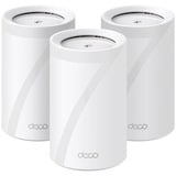 TP-Link Deco BE65 Tri-band (2,4 GHz/5 GHz/6 GHz) Wi-Fi 7 (802.11be) Hvid 4 Intern, Router Hvid, Hvid, Intern, Mesh-system, Tri-band (2,4 GHz/5 GHz/6 GHz), Wi-Fi 7 (802.11be), 9214 Mbit/s