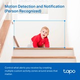TP-Link TC71 overvågningskamera Kuppel IP-sikkerhedskamera Indendørs 2304 x 1296 pixel Skrivebord Hvid/Sort, IP-sikkerhedskamera, Indendørs, Trådløs, Amazon Alexa & Google Assistant, 2400 MHz, Skrivebord