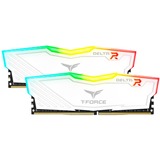 Team Group DELTA RGB hukommelsesmodul 16 GB 2 x 8 GB DDR4 3200 Mhz Hvid, 16 GB, 2 x 8 GB, DDR4, 3200 Mhz, 288-pin DIMM