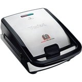 Tefal SW854D16 sandwichtoaster 700 W Sort, Rustfrit stål, Sandwich maker rustfrit stål/Sort, 700 W, 2 stk, 32 stk