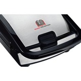 Tefal SW854D16 sandwichtoaster 700 W Sort, Rustfrit stål, Sandwich maker rustfrit stål/Sort, 700 W, 2 stk, 32 stk