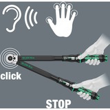 Wera Drehmomentschlüssel Click-Torque C 3 Push R/L, Momentnøgle Sort/Grøn