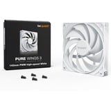 be quiet! Pure Wings 3 140mm PWM high-speed , Sag fan Hvid