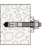 fischer Bolzenanker FBN II 12/10, Dyvel Sølv