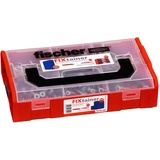 fischer FixTainer - DUOPOWER & DUOSEAL, Dyvel Lys grå/Rød