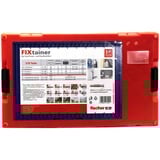 fischer FixTainer - DUOPOWER & DUOSEAL + Skruer, Dyvel Lys grå/Rød