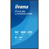 iiyama LH5066UHSB-B1AG, Offentlig visning Sort (mat)