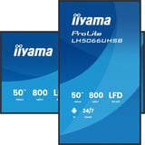 iiyama LH5066UHSB-B1AG, Offentlig visning Sort (mat)