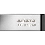 ADATA UR350 USB-nøgle 32 GB USB Type-A 3.2 Gen 1 (3.1 Gen 1) Sort, USB-stik nikkel/Sort, 32 GB, USB Type-A, 3.2 Gen 1 (3.1 Gen 1), 100 MB/s, Hætte, Sort