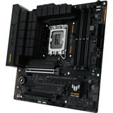 ASUS TUF GAMING B760M-PLUS, Bundkort Sort