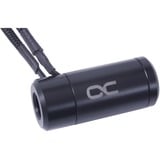 Alphacool ES flow- og temperatursensor "HighFlow" med tachs signal, Temperaturføler Sort