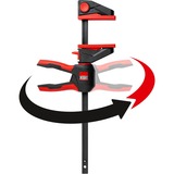 BESSEY Enhåndsklemme med drejeligt håndtag EZ360-15, Skruetvinge Sort/Rød
