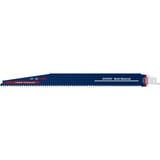 Bosch 2 608 900 394 stiksav, rullesav & sabelsavklinge Saber savklinge Karbid 1 stk Saber savklinge, Byggetræ med søm, Glasfiber forstærket plastik, Plast, Karbid, Blå, 6 - 8, 3 mm