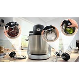 Bosch Serie 6 MUMS6ZS13D foodprocessor 1600 W 5,5 L Sort, Rustfrit stål Indbyggede vægte Sort/rustfrit stål, 5,5 L, Sort, Rustfrit stål, 3,5 kg, 2,5 kg, Fejl, Ja, 6,35 cm (2.5")