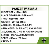 COBI Panzer IV Ausf. J, Bygge legetøj 
