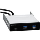 Chieftec MUB-3003 drive bay panel Sort, Frontpanel Sort, Sort, 102 mm, 135 mm, 25 mm, 300 g, 1 stk