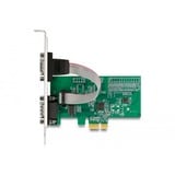 DeLOCK PCIe x1 kort til 2x seriel RS-232, Interface card 