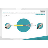 Digitus DK-1744-A-VH-10-P, Kabel Gul