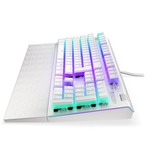 ENDORFY Gaming-tastatur Hvid, DE-layout, Kailh RGB Brun