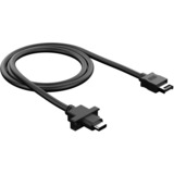 Fractal Design FD-A-USBC-001 USB-kabel 0,67 m Sort Sort, 0,67 m, USB C, 10000 Mbit/s, Sort