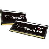 G.Skill Ripjaws F5-4800S3434A16GX2-RS hukommelsesmodul 32 GB 2 x 16 GB DDR5 4800 Mhz Sort, 32 GB, 2 x 16 GB, DDR5, 4800 Mhz, 262-pin SO-DIMM