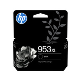 HP Original 953XL-blækpatron med høj kapacitet, sort sort, Høj, Sort, Pigmentbaseret blæk, 42,5 ml, 1 stk, 2000 Sider