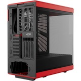 HYTE CS-HYTE-Y40-BR, Towerkabinet Rød/Sort