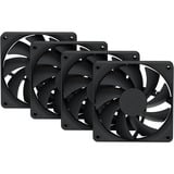 HYTE FAN-HYTE-FA12-BB-4, Sag fan Sort