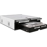Icy Dock MB095SP-B computeretui del Universel HDD bur, Indramning Sort, Universel, HDD bur, Sort, 2.5,3.5", 145,8 mm, 163,4 mm