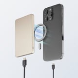 Intenso Magnetisk trådløs powerbank MW5000 Champagne, Power Bank Champagne