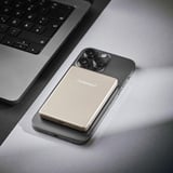 Intenso Magnetisk trådløs powerbank MW5000 Champagne, Power Bank Champagne
