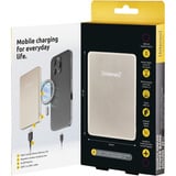 Intenso Magnetisk trådløs powerbank MW5000 Champagne, Power Bank Champagne
