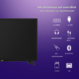 JVC LT-24VAH3455, LED-tv Sort