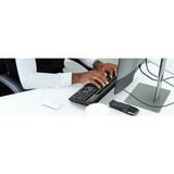 KeySonic KSK-8008U-IP tastatur Hjemme/kontor USB Sort Sort, DE-layout, Gummi dome, Fuld størrelse (100 %), Ledningsført, USB, Membran, Sort