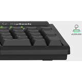 KeySonic Tastatur Sort, DE-layout, Gummi dome