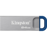 Kingston DataTraveler Kyson 64 GB, USB-stik Sølv/Blå