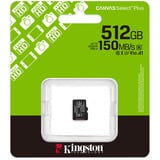 Kingston SDCS3/512GBSP, Hukommelseskort Sort