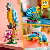 LEGO Creator 3-in-1 Eksotisk papegøje, Bygge legetøj Byggesæt, 7 År, Plast, 253 stk, 361 g